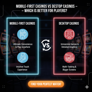 Mobile-First Casinos vs Desktop Casinos – Which Is Better for USA Players? Зобр 1