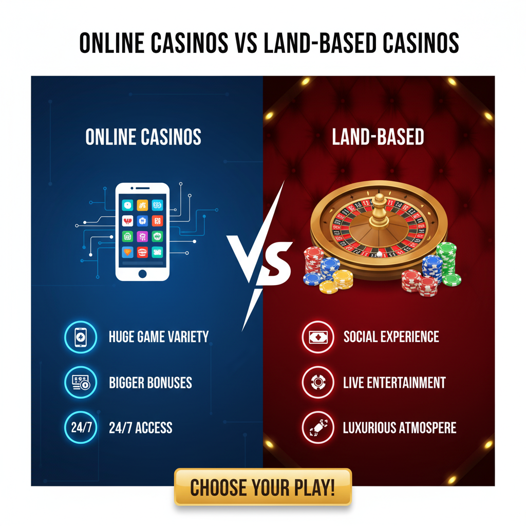 Online Casinos vs Land-Based Casinos: Which Is Better for US Players in 2025?