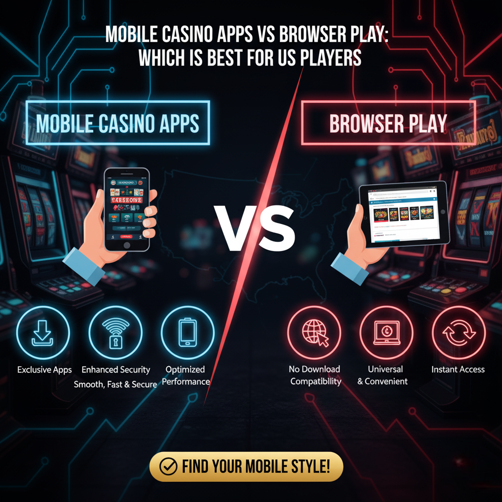 Mobile Casino Apps vs Browser Play: Which Is Best for US Players