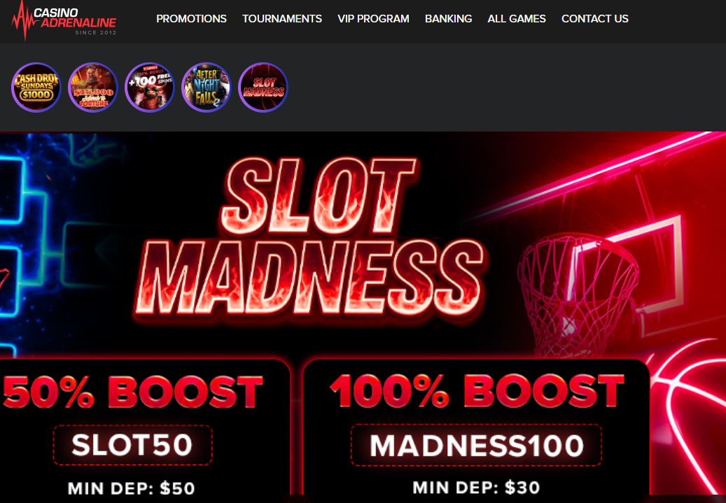 Adrenaline casino review 